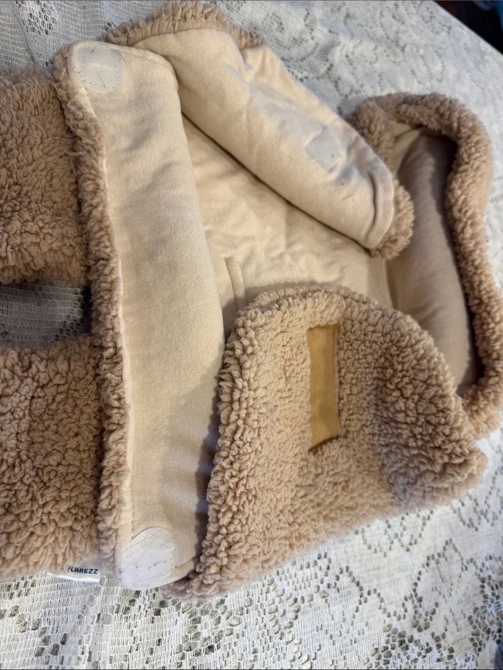 Larezz Ewok swaddle blanket COSTUME for infant great for keeping baby warm